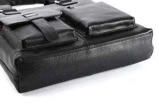 Мужской кожаный портфель. Модель DM-1655 - миниатюра 6