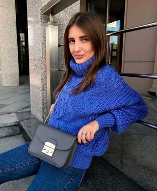 Женский теплый свитер. Модель DM-2465 - миниатюра 16