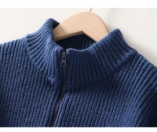 Мужской вязанный кардиган. Модель DM-2878 - миниатюра 12