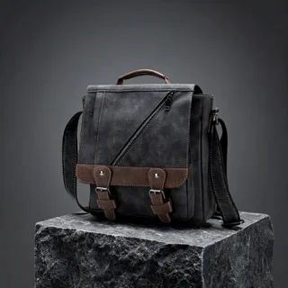 Мужской кожаный портфель. Модель DM-1632