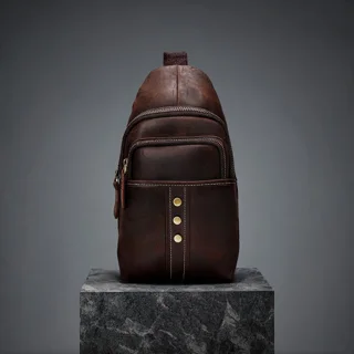 Чоловіча стильна сумка з натуральної шкіри DM-1608 DM-845592369 - миниатюра 1