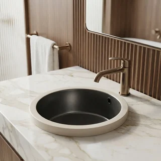 Раковина встраиваемая круглая PI-10275 - миниатюра 1