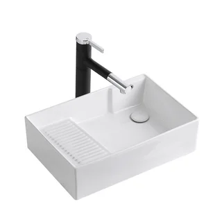 Раковина накладная с ребристой полкой PI-10279 - миниатюра 4