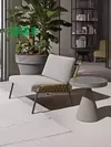 Стол + 6 кресел (ротанг)