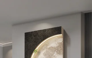 LED-картина чорно-біла з місяцем PI-11233 - миниатюра 6