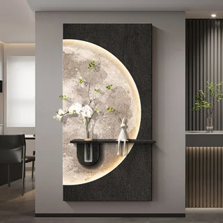 LED-картина чорно-біла з місяцем PI-11233 - миниатюра 3