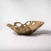 Золотая ажурная фруктовница (полимер)