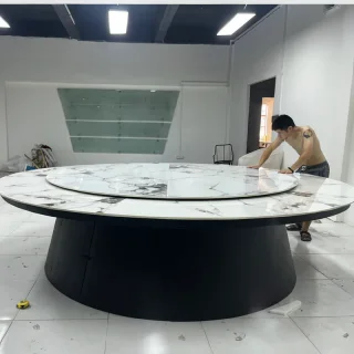 Круглий столик з мармуровою стільницею PI-1180 - миниатюра 3