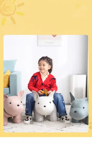 Пуф детский в форме животного PI-12000 - миниатюра 7