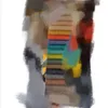 Разноцветная ткань