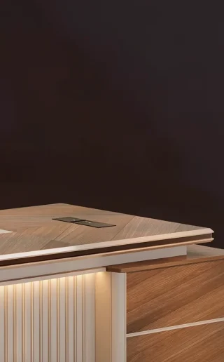 Стіл для керівника з тумбою PI-1310 - миниатюра 10