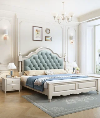 Кровать с мягким изголовьем PI-18549 - миниатюра 12