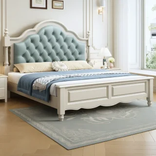 Кровать с мягким изголовьем PI-18549 - миниатюра 2