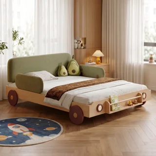 Кровать детская в форме машины PI-18557 - миниатюра 1