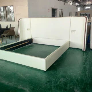 Кровать двуспальная с изголовьем PI-18698 - миниатюра 8