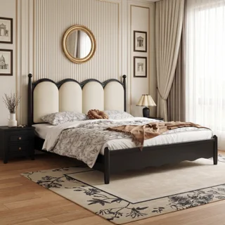 Кровать деревянная с подъёмным ящиком PI-18779
