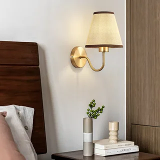 Прикроватный светильник с абажуром PI-20052 - миниатюра 2