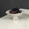 С ножкой, низкая