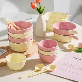 Миска керамическая с ручками PI-22623 - миниатюра 4
