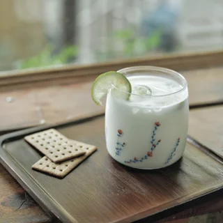Стакан с мелким цветочным узором PI-23121 - миниатюра 3