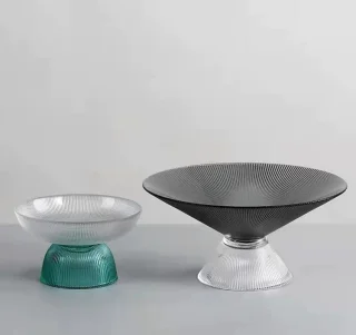 Фруктовница на ножке рифлёная PI-23261 - миниатюра 15