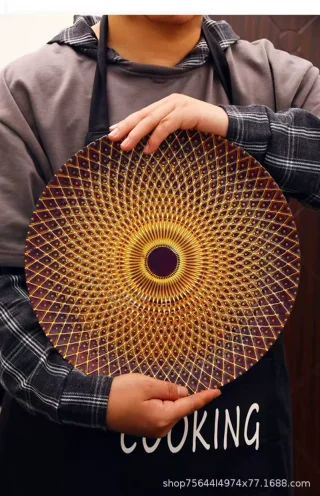 Тарелка декоративная круглая PI-23269 - миниатюра 8
