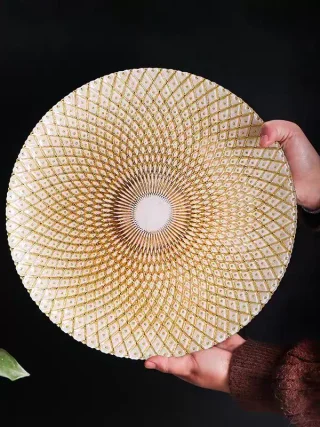 Тарелка декоративная круглая PI-23269 - миниатюра 5