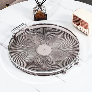 Поднос круглой формы для сервировки PI-23473 - миниатюра 12