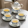 Чайник + подставка + 4 чашки