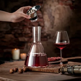 Графин скляний сучасний PI-27596 - миниатюра 1
