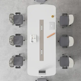 Стол для переговоров овальный PI-2823 - миниатюра 4