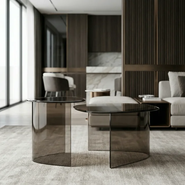 Журнальний столик скляний модульний PI-3284 - фото 1
