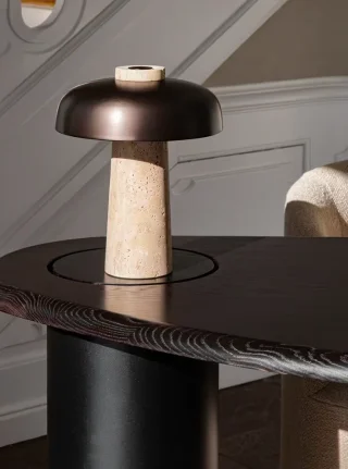 Настольная лампа с абажуром PI-3878 - миниатюра 3