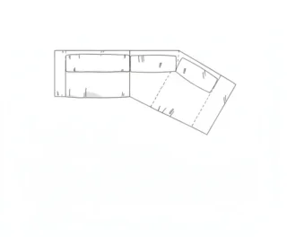 Диван прямий у стилі модерн PI-4066 - миниатюра 12