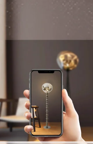 Торшер сферический зеркальный PI-4164 - миниатюра 11