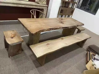 Журнальный столик из массива дерева PI-4512 - миниатюра 12