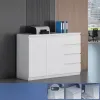 2 двери + 4 ящика