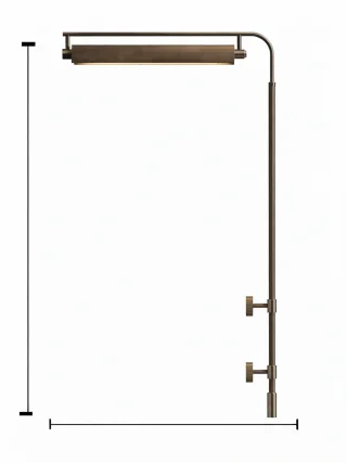 Торшер з мармуровою основою PI-4937 - миниатюра 6
