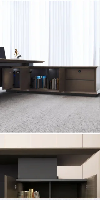 Стол руководителя с тумбой PI-4983 - миниатюра 14