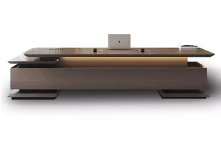Стол руководителя с тумбой PI-4983 - миниатюра 7