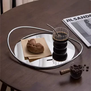 Поднос зеркальный круглый PI-5211 - миниатюра 3