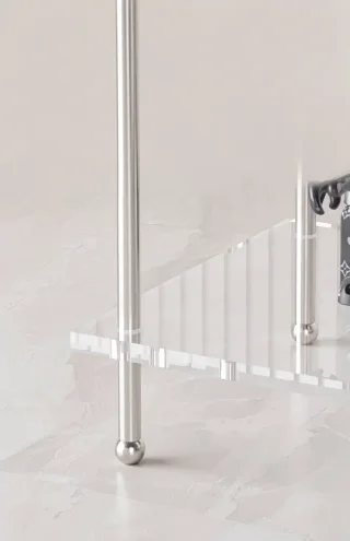Триярусний скляний візок PI-5505 - миниатюра 9