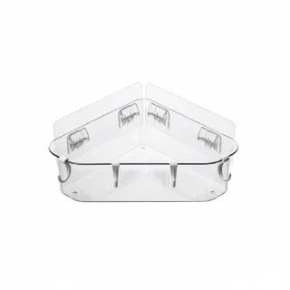 Полка для ванной угловая с крючками PI-5543 - миниатюра 7