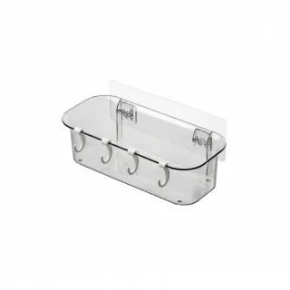 Полка для ванной угловая с крючками PI-5543 - миниатюра 6