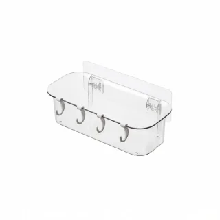 Полка для ванной угловая с крючками PI-5543 - миниатюра 8