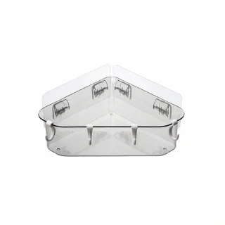 Полка для ванной угловая с крючками PI-5543 - миниатюра 9