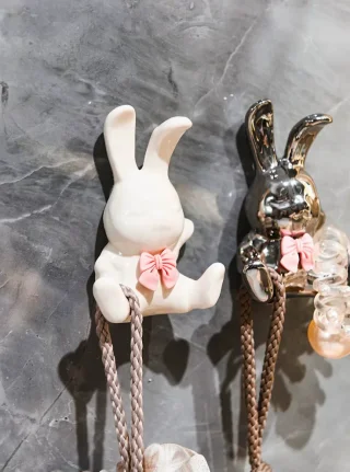 Набор крючков для ванной с декором кроликов PI-5954 - миниатюра 2