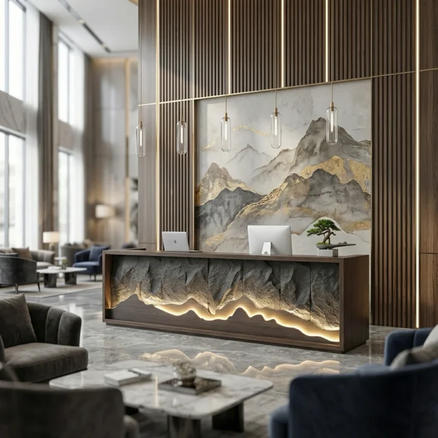 Стійка ресепшн з підсвіткою PI-671 - фото 1