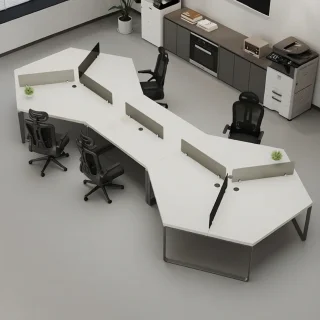 Стол для сотрудников модульный PI-6861 - миниатюра 4