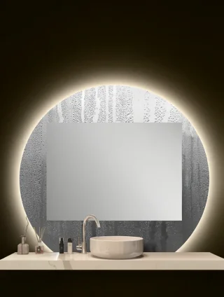 Дзеркало для макіяжу кругле LED PI-6895 - миниатюра 5